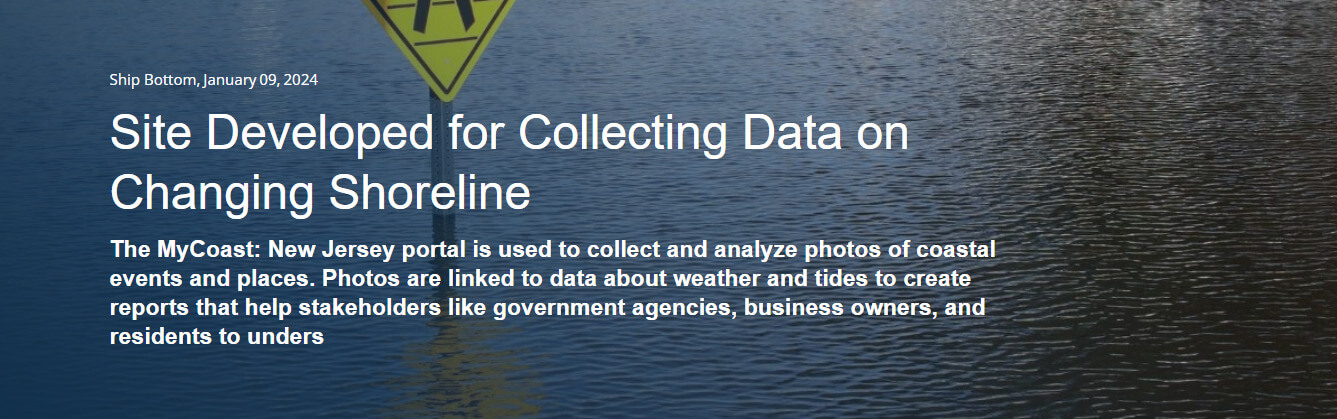 Site Development for Collecting Data on Changing Shoreline