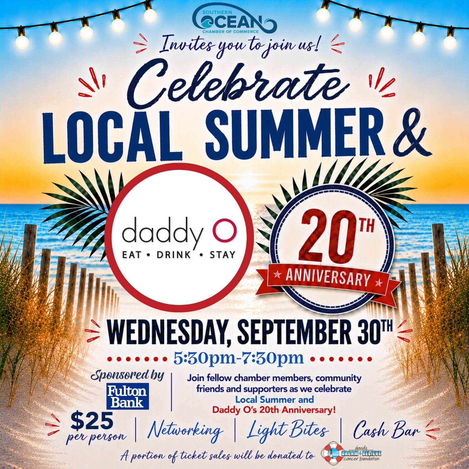 September 30th - Celebrate Local Summer & Daddy O's 20th Anniversary!