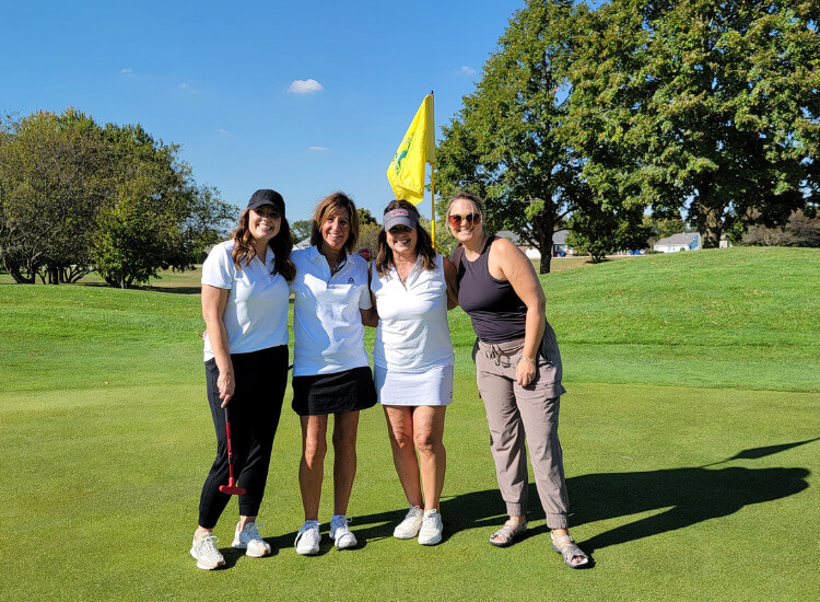 Members of the business community enjoy the annual Chamber Golf Outing