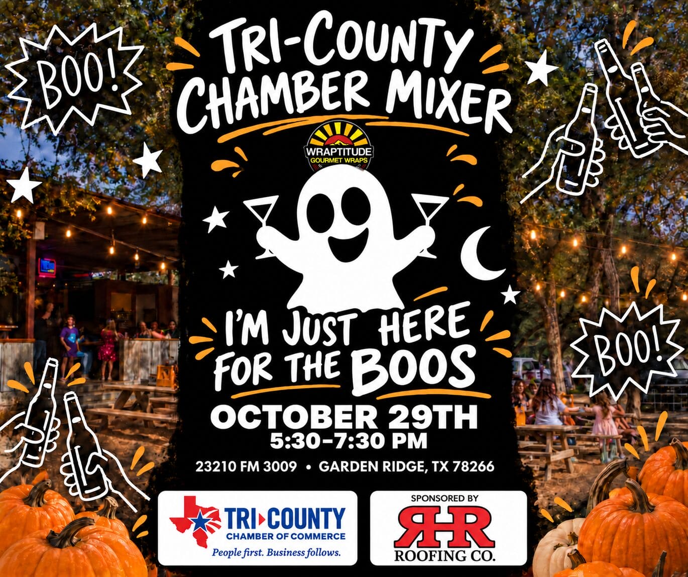 October Business and Booze Mixer flyer