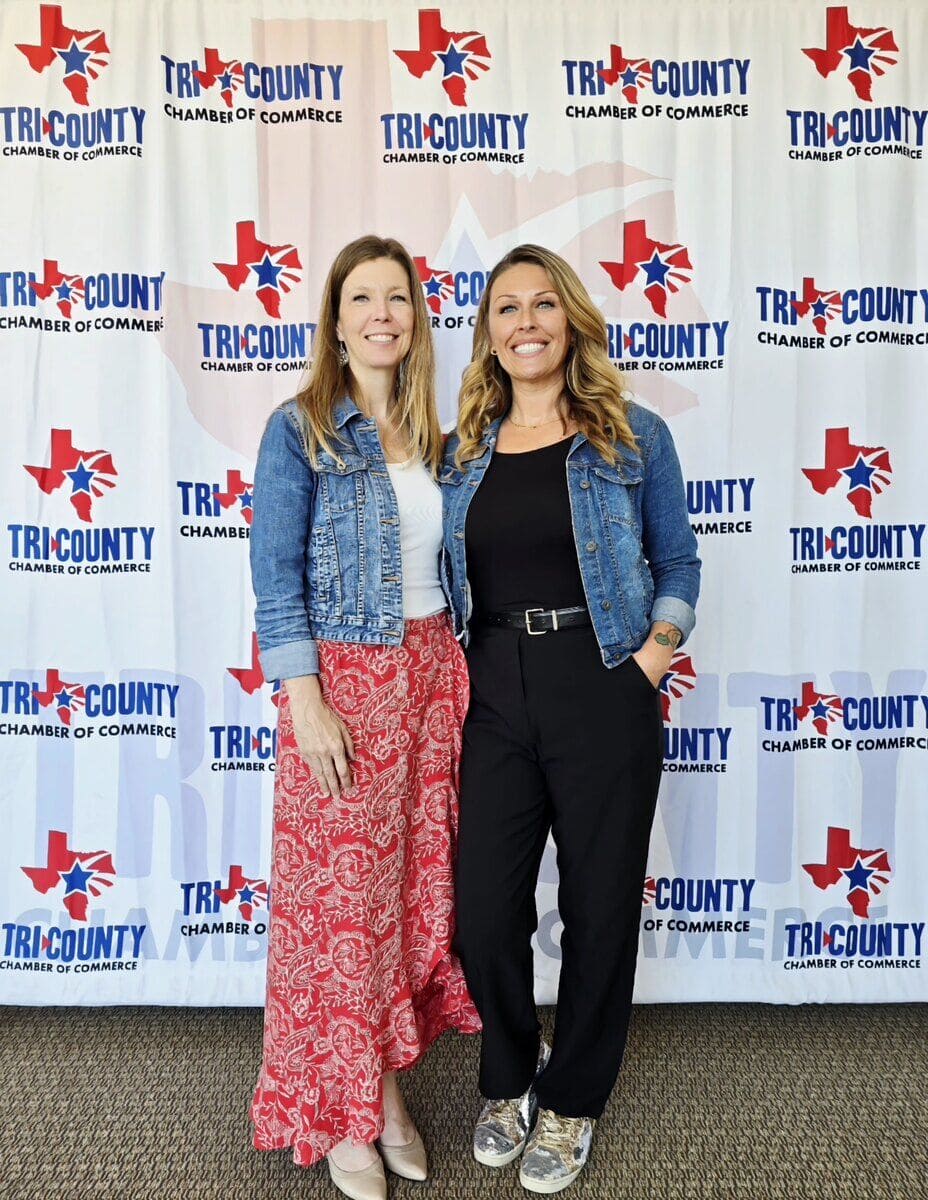 Tiffany Flores at a Texas Tri-County Chamber luncheon