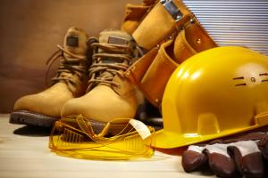 businessConnect boots and hard hat