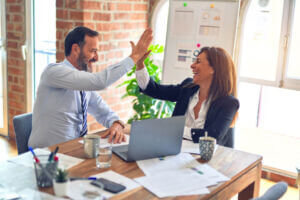 People agreeing, partnership, success