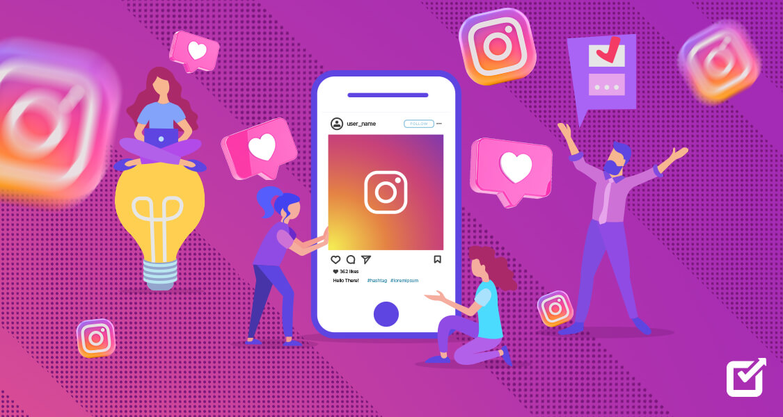 Instagram Social Media Graphic