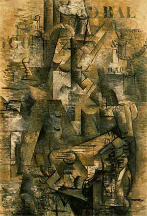 Georges Braque Cubist Painting