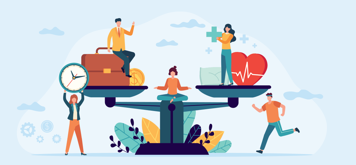Balance Scales for balancing the need for systems with maintaining the flow of operations.