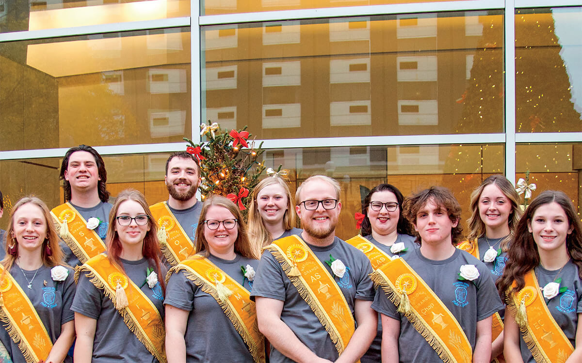 Group With Yellow Sashes