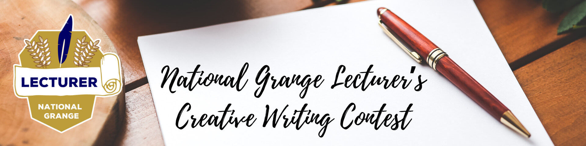 National Grange Lecturer’s Creative Writing Contest (1) National Grange Lecturer’s Creative Writing Contest (1)