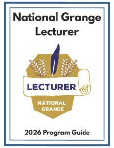 2026 Lecturer Program Book cover