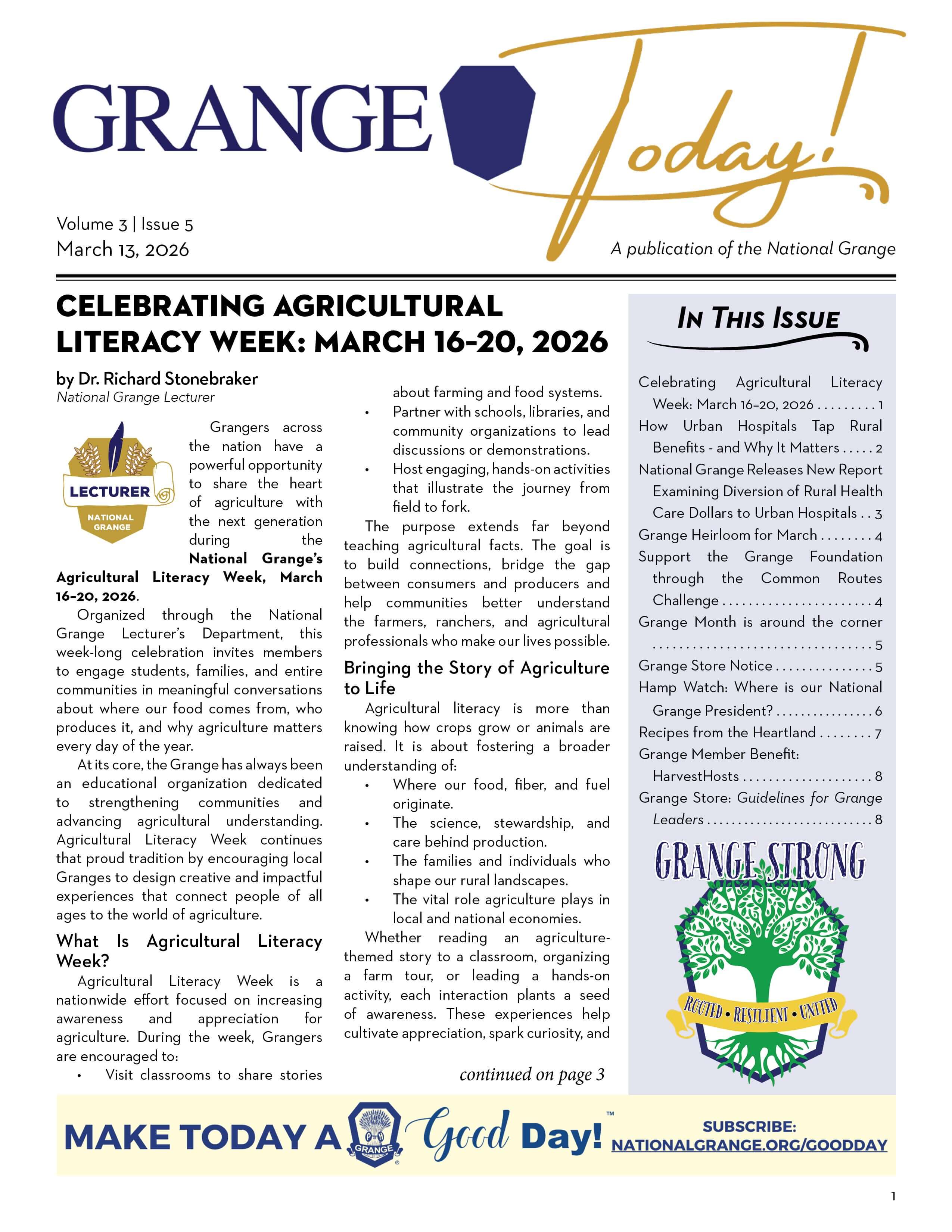 V3 I5 - March 13, 2026