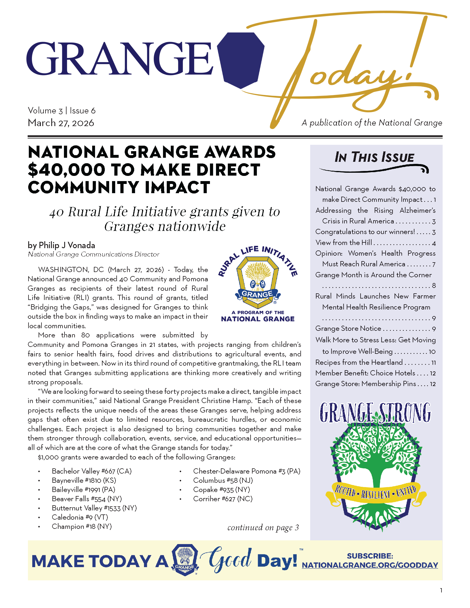 V3 I6 - March 27, 2026