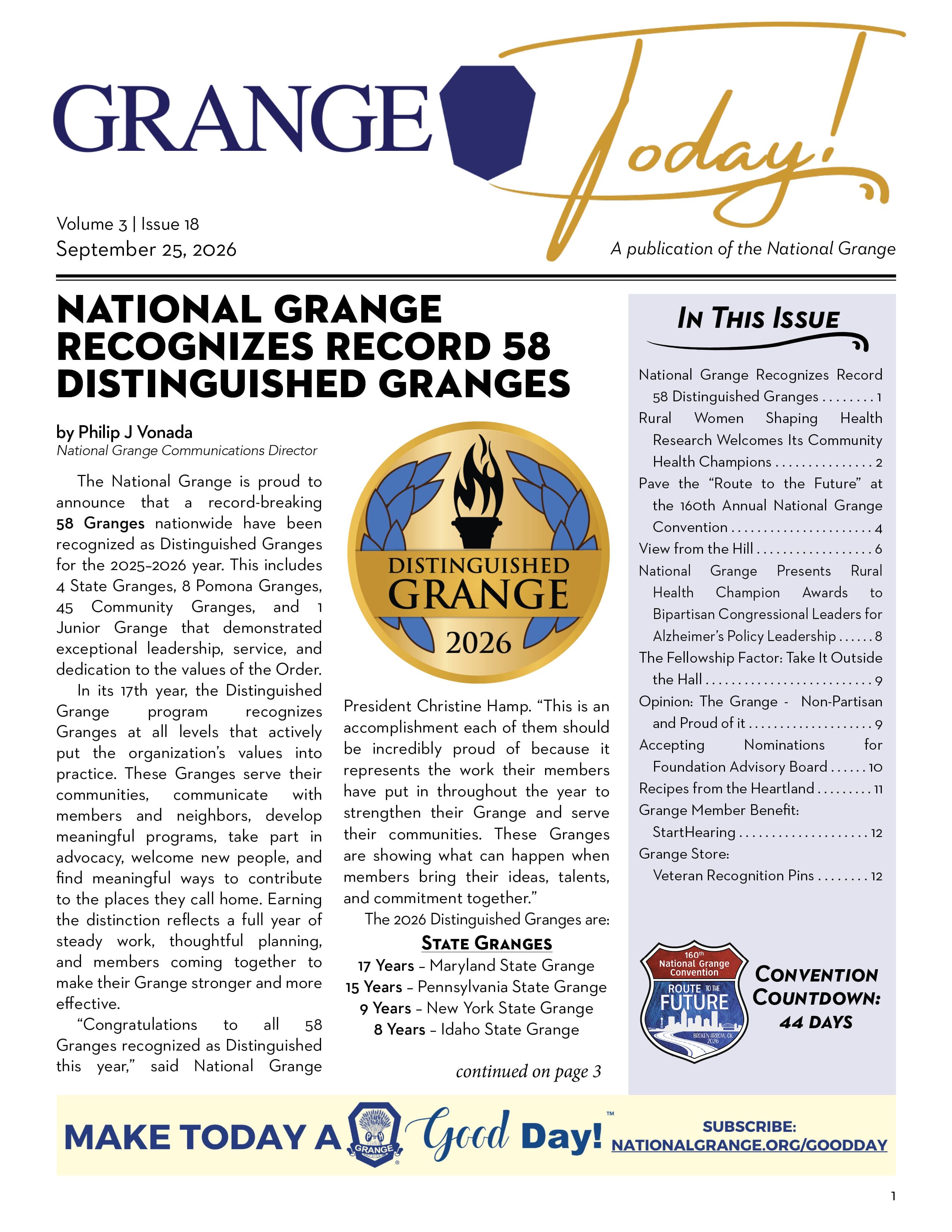V3I18 - September 25, 2026