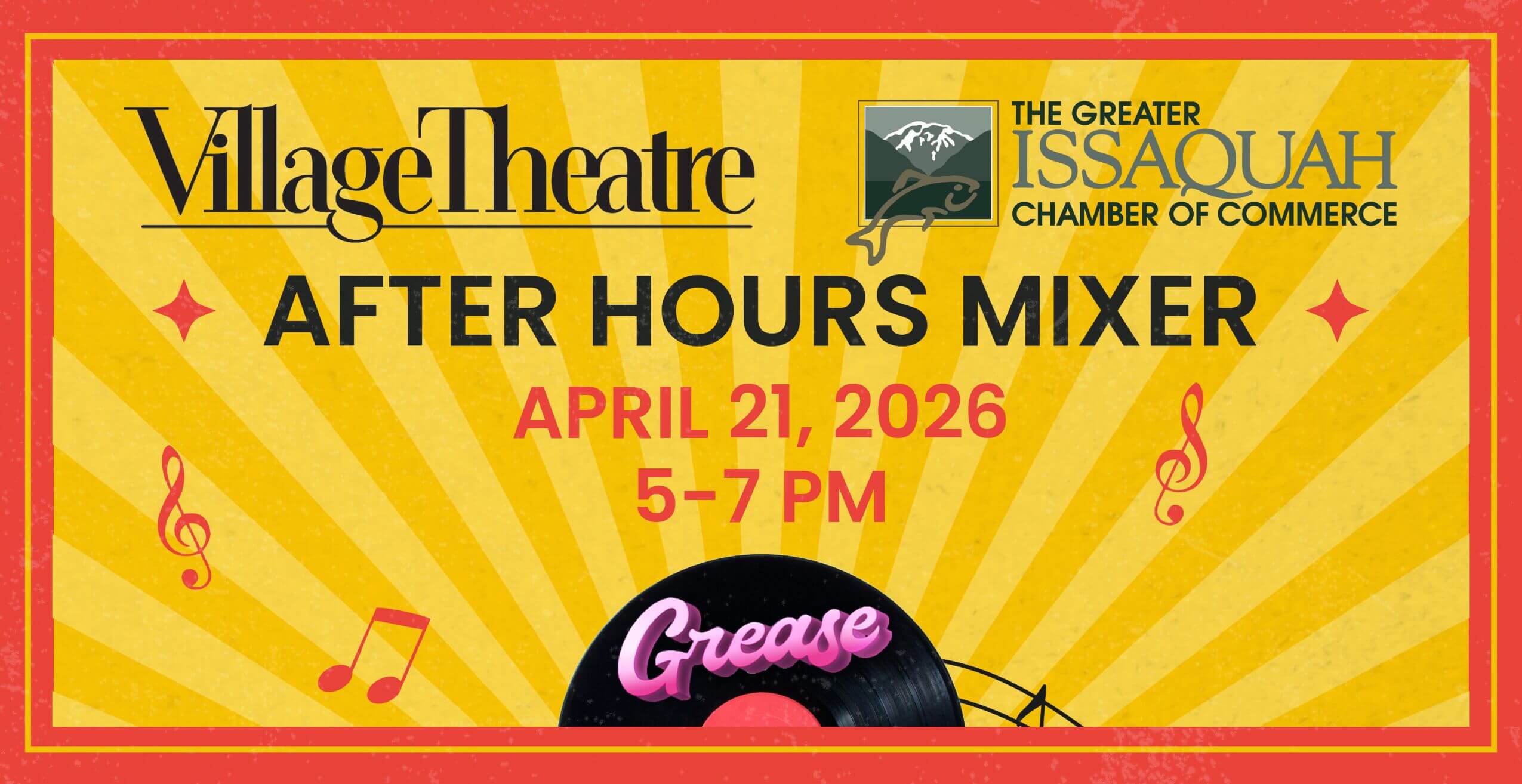 Village Theatre After Hours graphic for FB