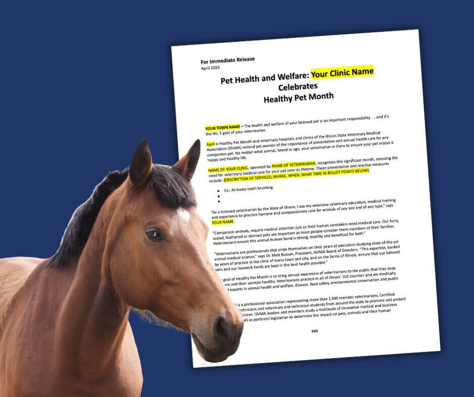 News Release for Healthy Pet Month Template