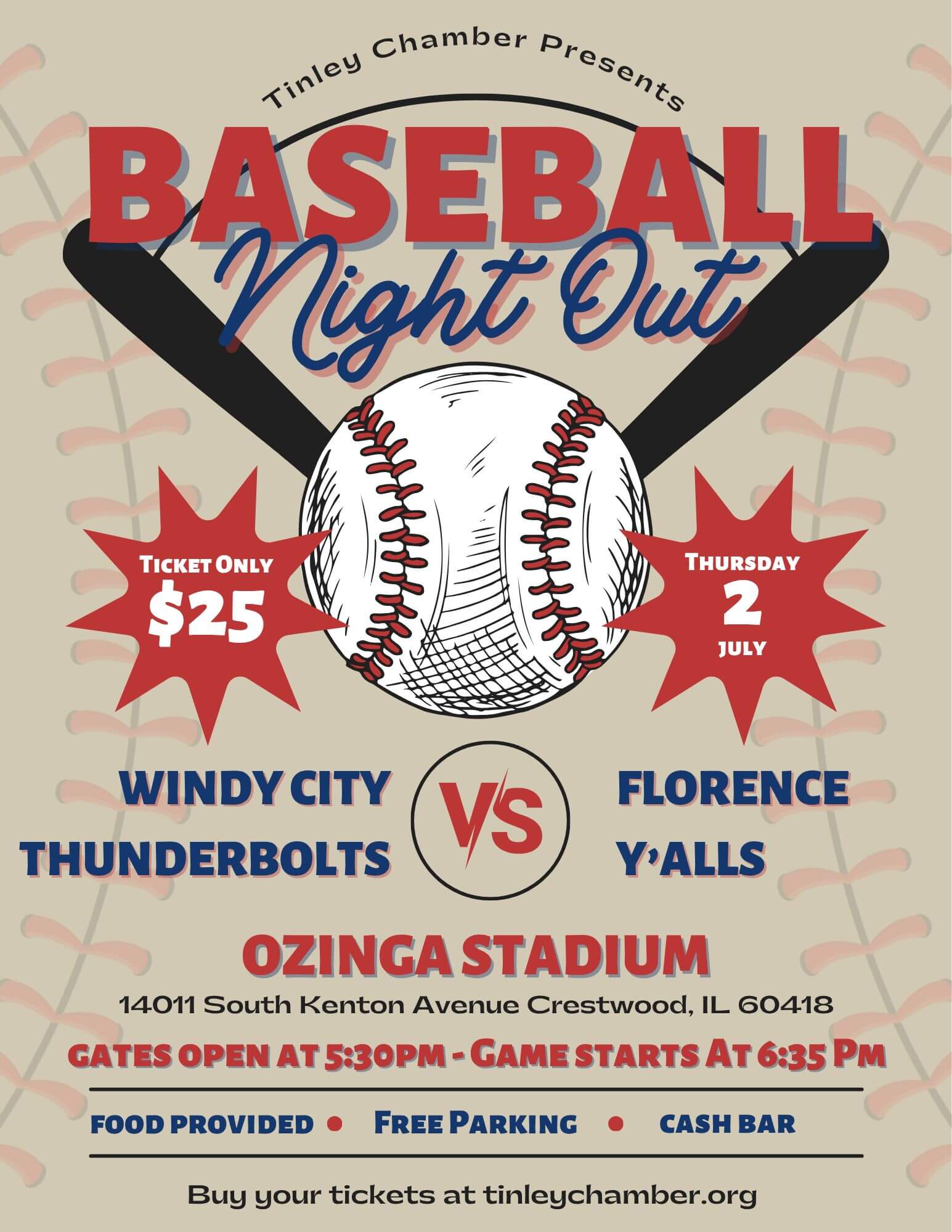 NEW DATE Baseball Night Out