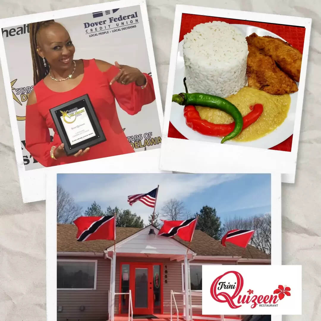 collage of trini quizeen restaurant