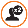 x2 icon