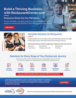 thriving business flyer