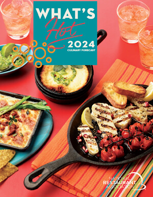 What's Hot 2024 from National Restaurant Foundation