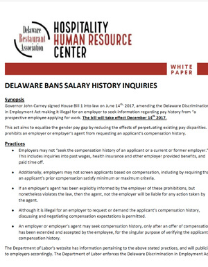 Salary History Ban