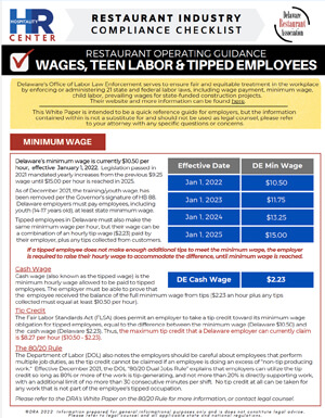 Labor Laws, Minimum Wage, Overtime, Tip Pools, &amp; Teen Employees