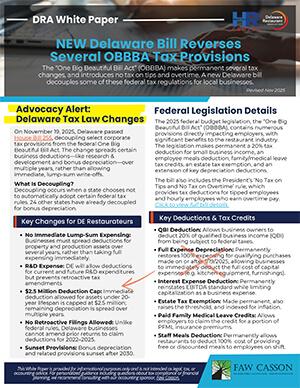 New Delaware Bill Reverses Several OBBBA Tax Provisions