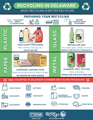 Recycling in Delaware Poster