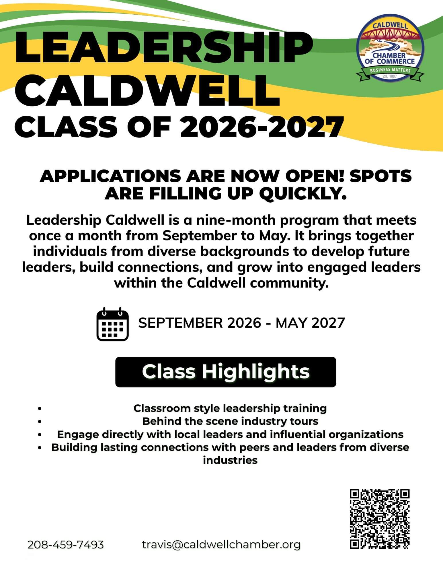 2026-27 Leadership Caldwell