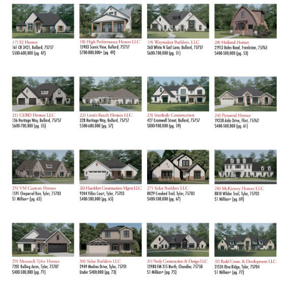 Parade of Home page
