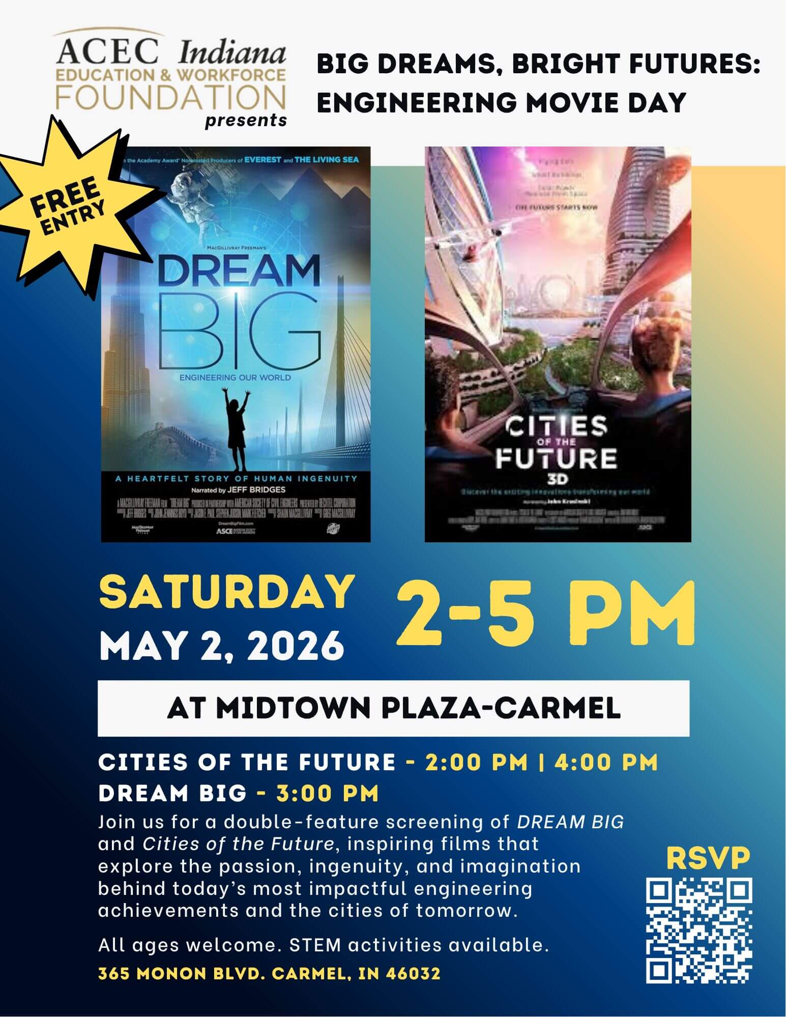 ACEC Foundation Movie Day Flyer