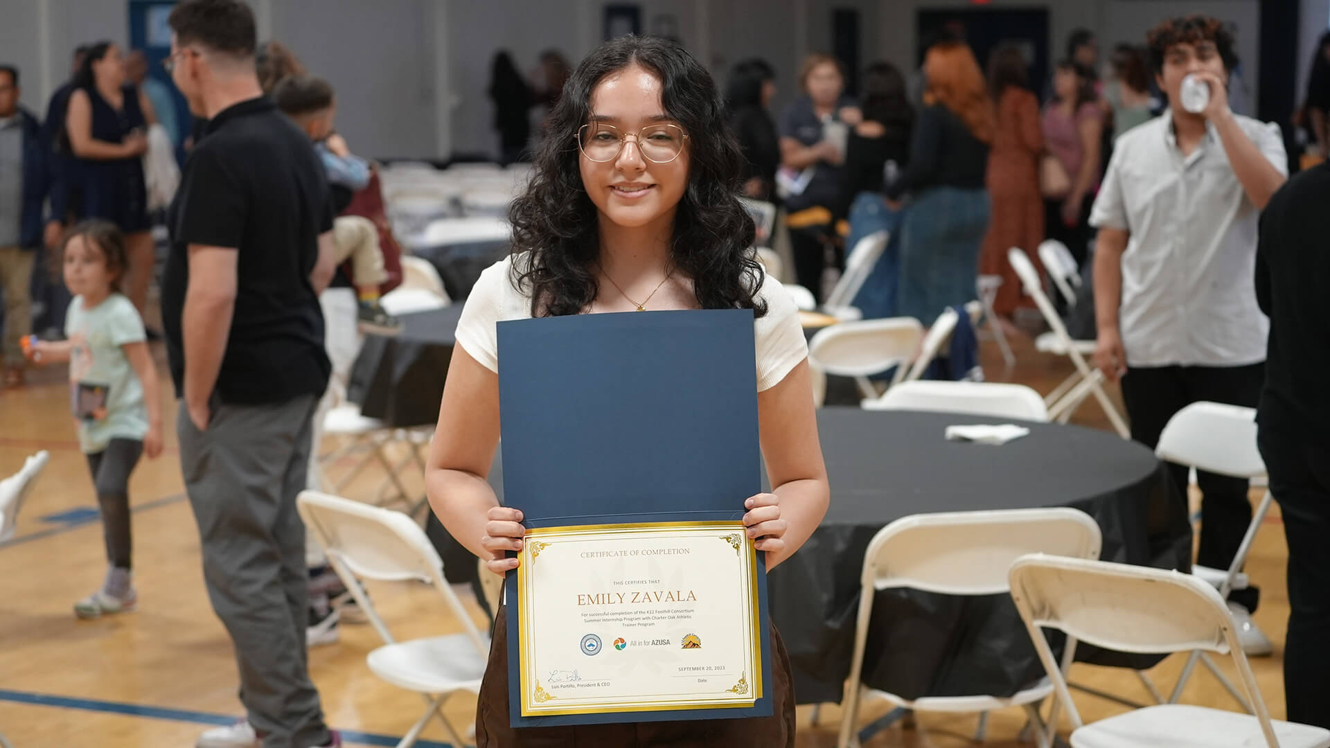 receiving certificate