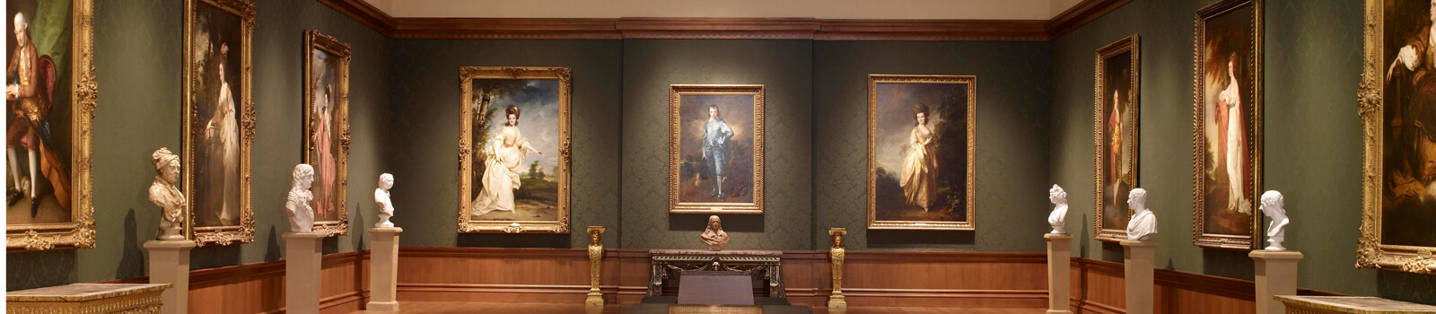 Art A gallery of paintings.