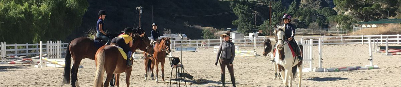 Equestrian An equestrian center in the foothills of the San Gabriel Mountains