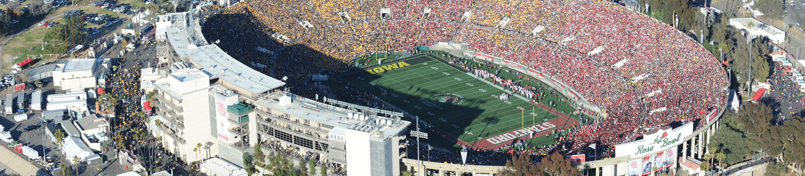 RoseBowl The Rose Bowl as seen from the air