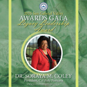 square Coleya1 Congratulatory message to Dr. Soraya Coley on recognition for her service to education as President of Cal Poly Pomona