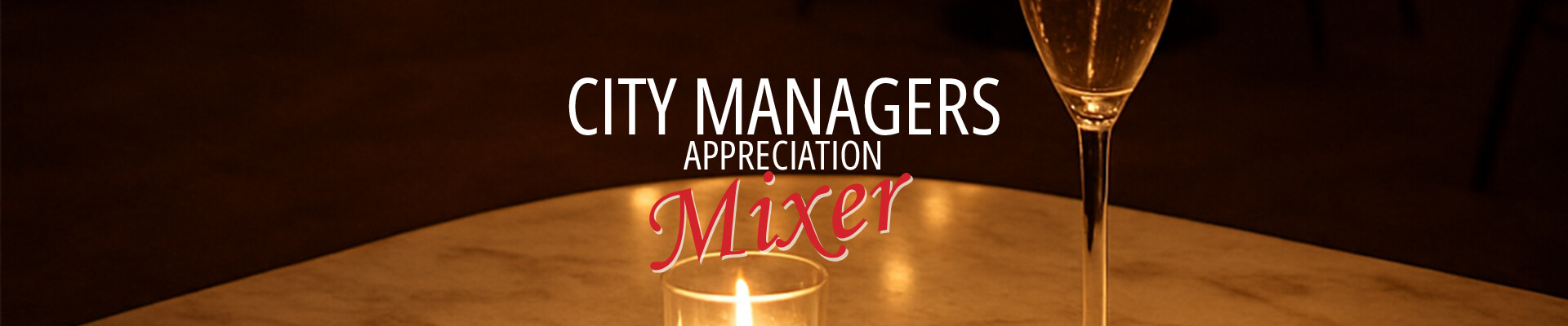 City Managers Event header