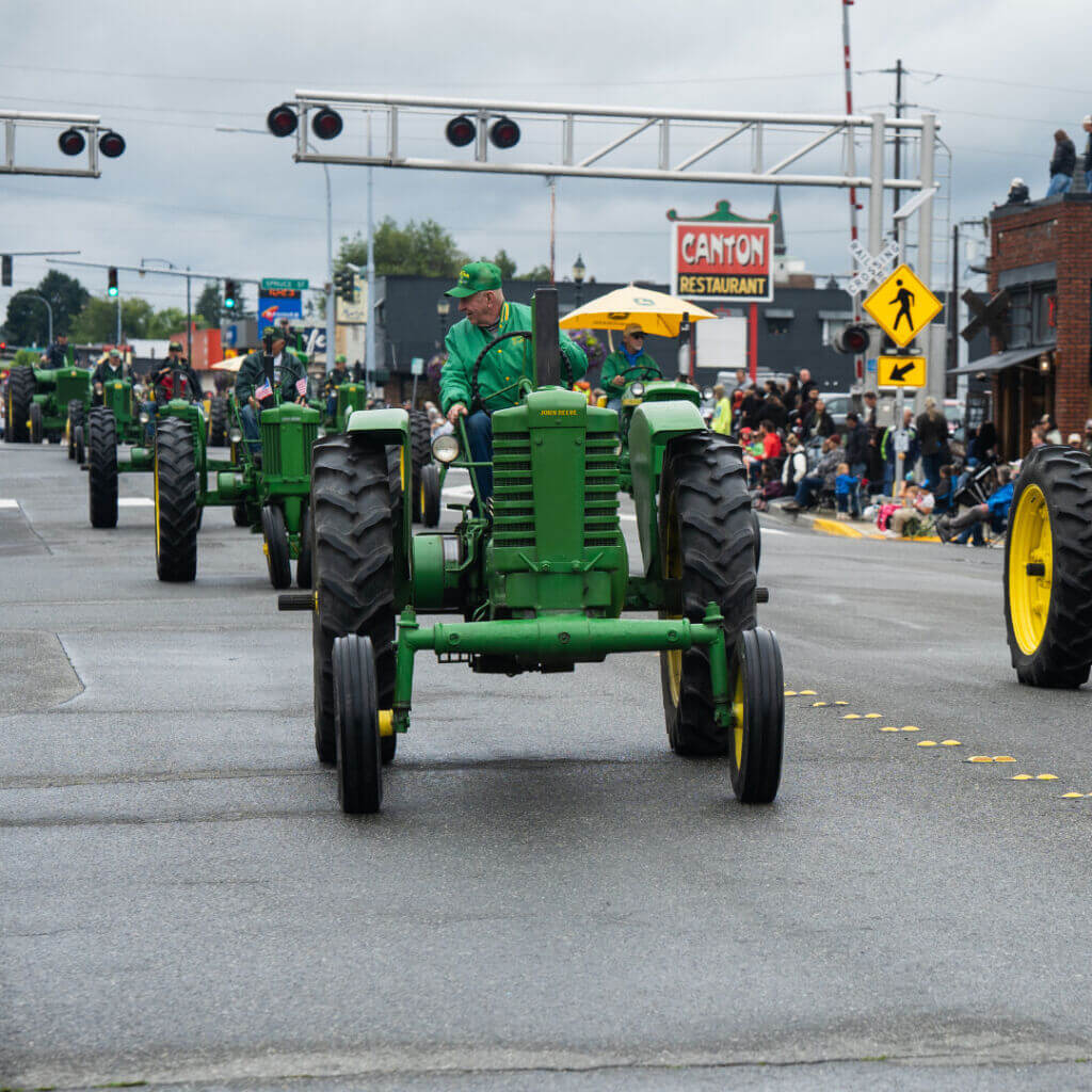 Grand Parade in Historic Downtown Burlington! Featured: Cascade Two Cylinder Club
