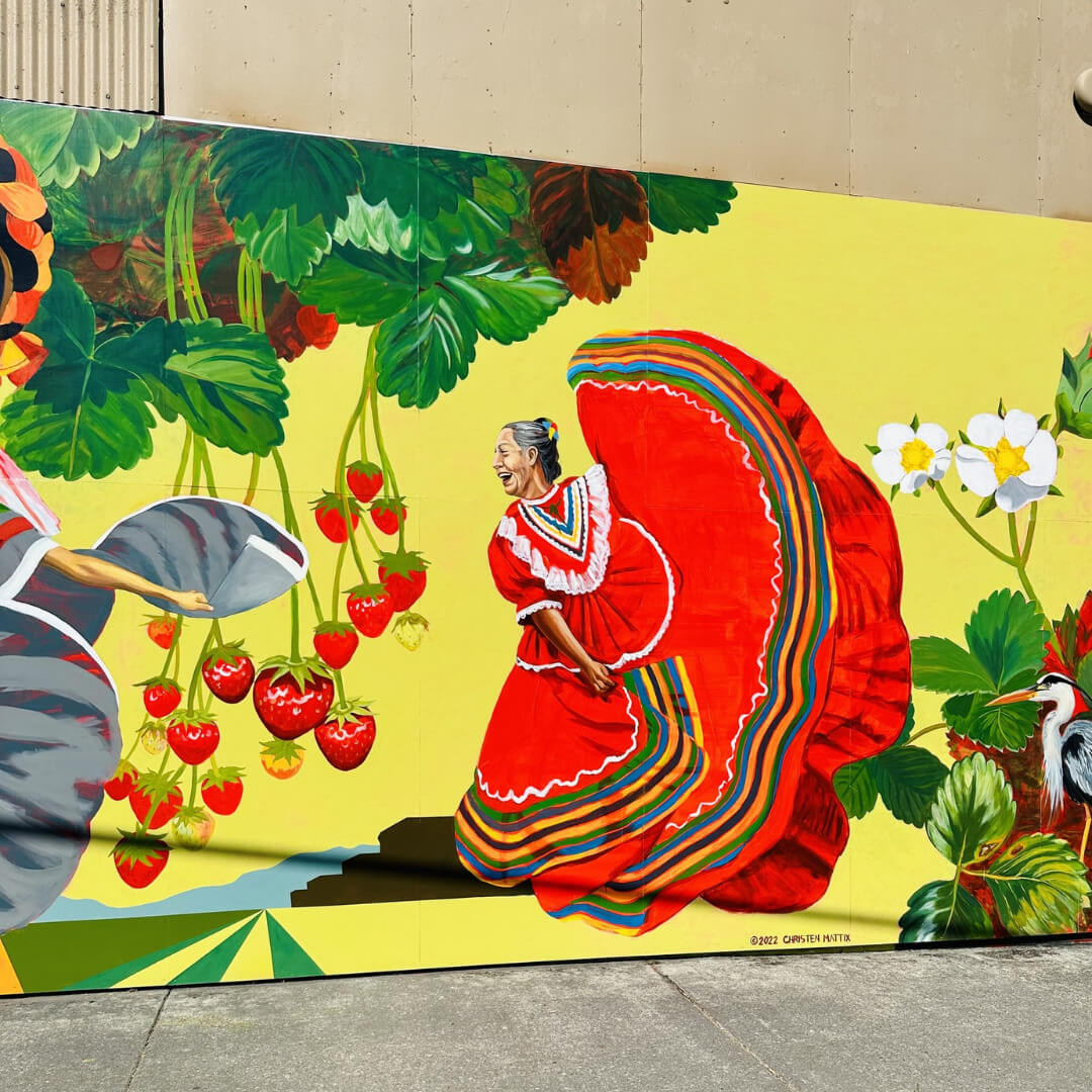 Root Rise Mural by Christen Mattix