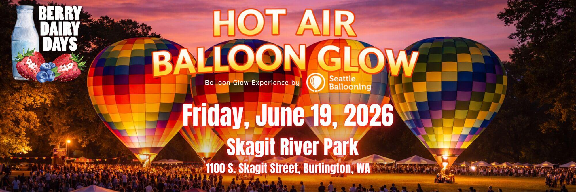 Hot Air Balloon Glow- Banner