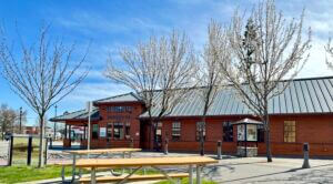 Burlington–Skagit County Regional Byway & Visitor Information Center during spring in Downtown Burlington Washington