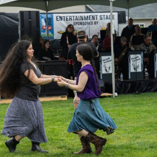 Skagit Swings Big Band performing live at Berry Dairy Days in Burlington WA