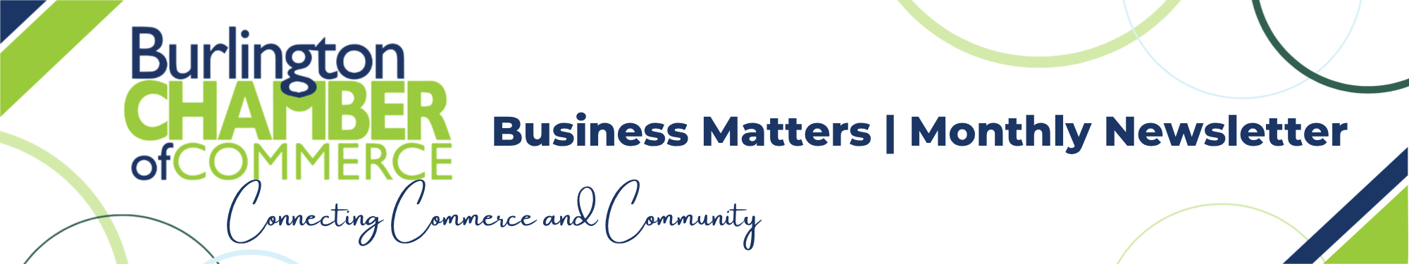 Business Matters newsletter from the Burlington Chamber of Commerce