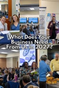 Burlington WA Chamber members connecting, learning and networking at Chamber events