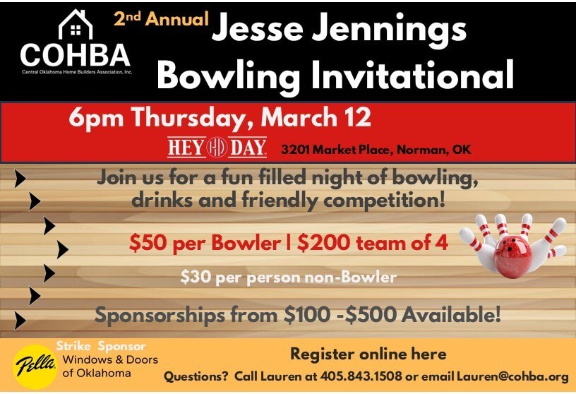 COHBA Bowling 2026 Button