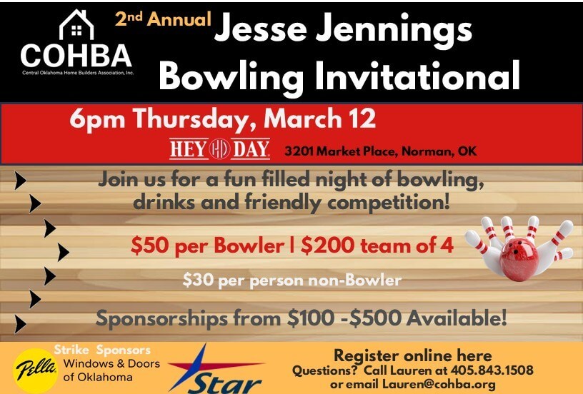 COHBA Bowling 2026 Button COHBA Bowling 2026 Button