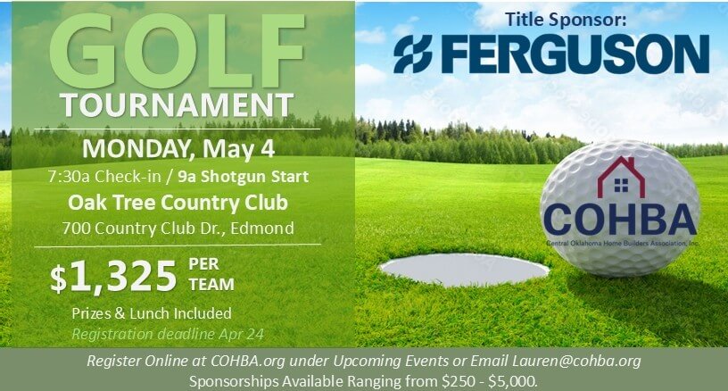 COHBA Spring Golf 2026 Button