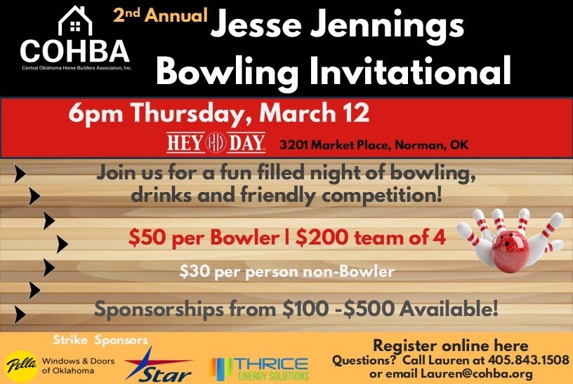 COHBA Bowling 2026 Button COHBA Bowling 2026 Button