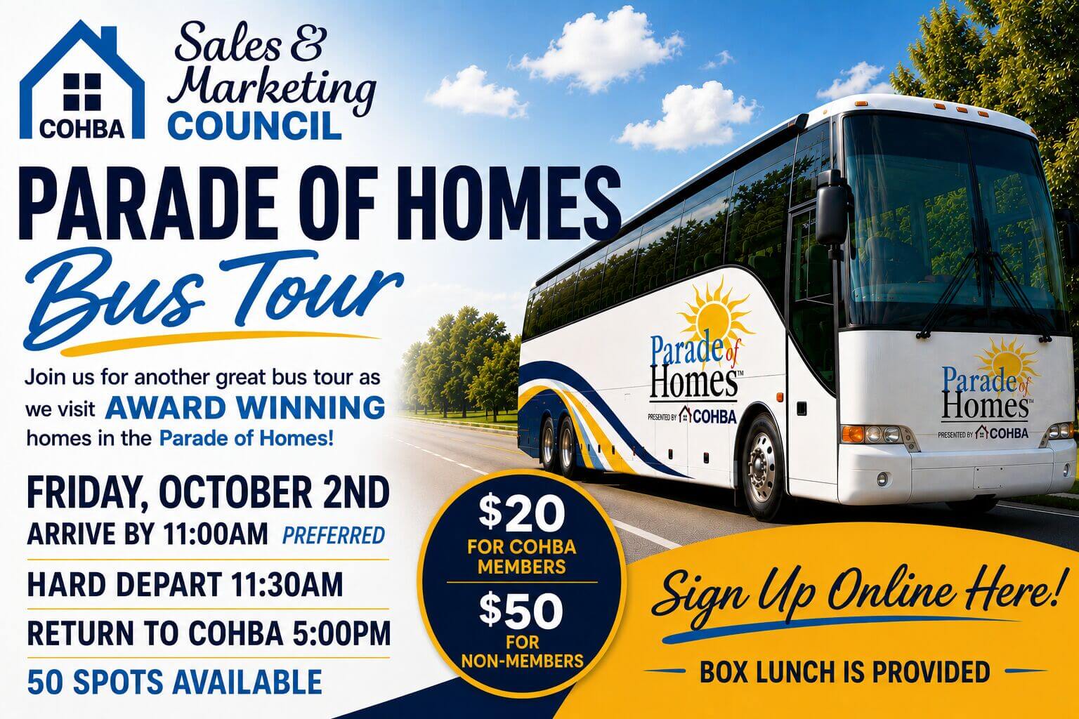 POH Bus Tour invitation