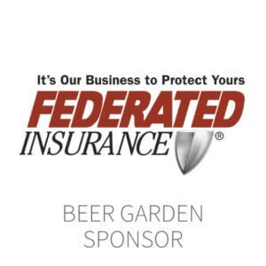 federated insurance beer garden sponsor