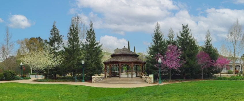 Gazebo in downtown Clayton Grove Park